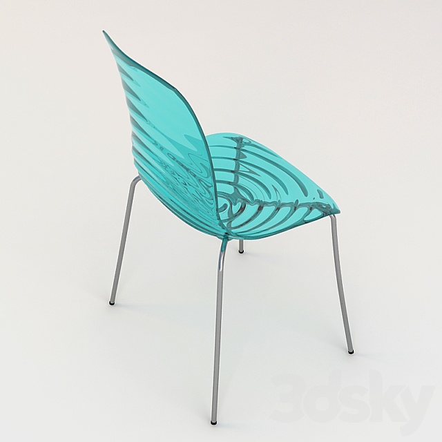 Chair L’Eau CS1273 Calligaris Chair 3DSMax File - thumbnail 3