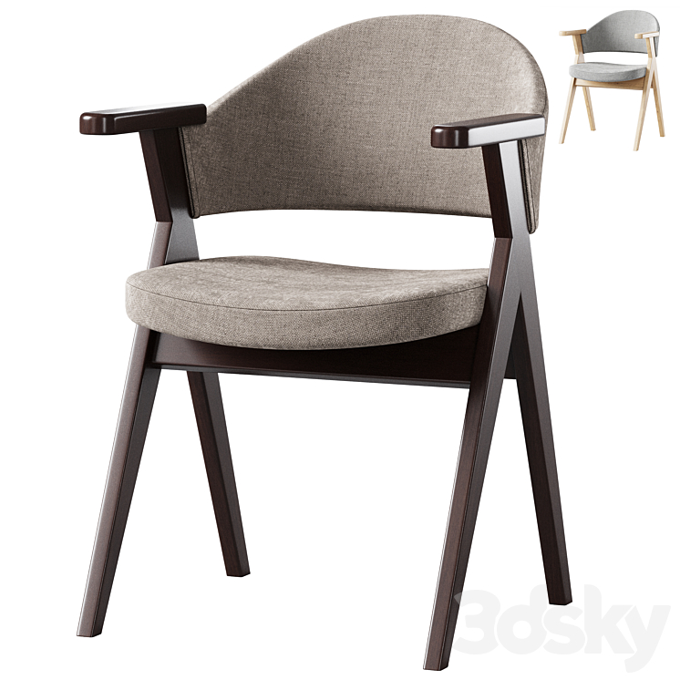 Chair Lester by deephouse 3DS Max Model - thumbnail 1