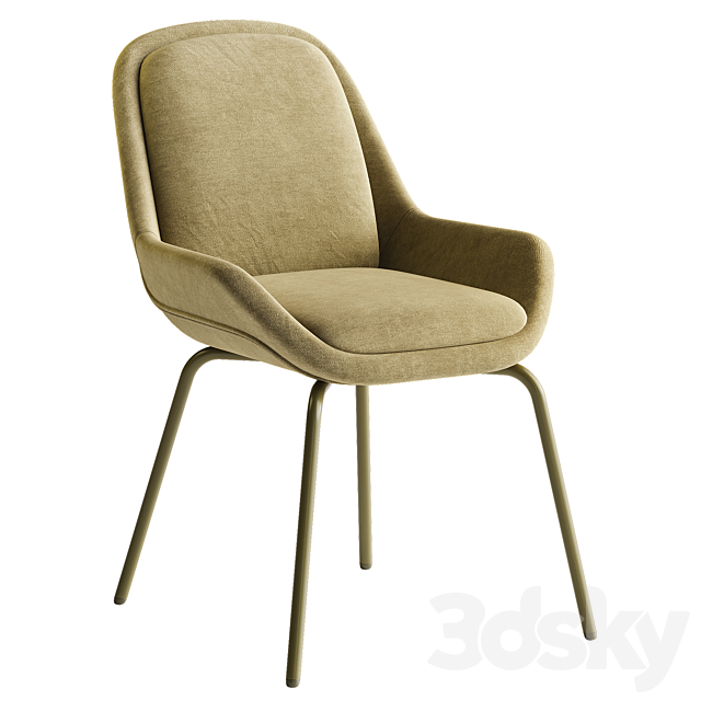 Chair Lighten from divan.ru 3DS Max Model - thumbnail 3