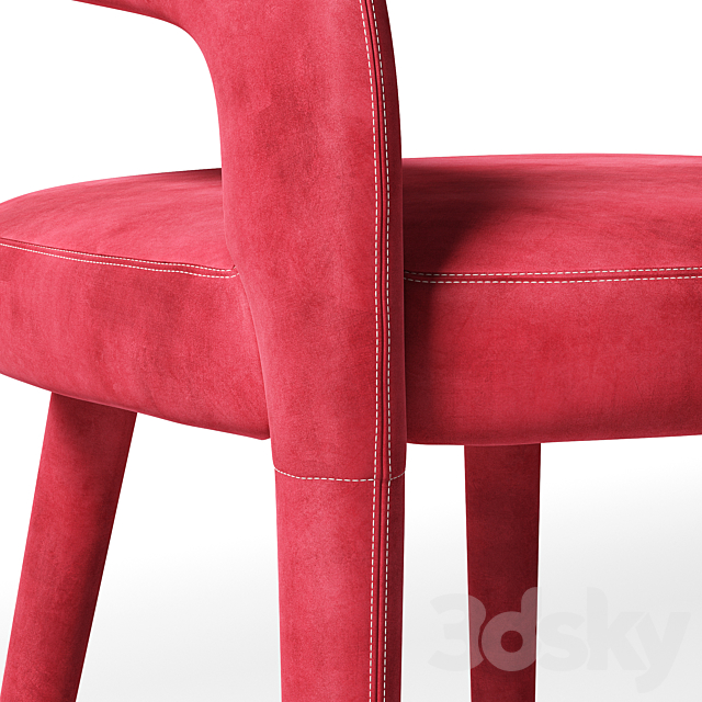 Chair LISETTE COUNTER STOOL CB2 exclusive 3DSMax File - thumbnail 3