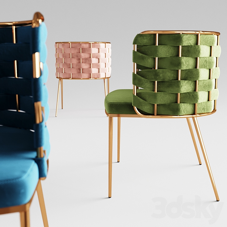 Chair Loftdesign model 30430\/30431\/30432 3DS Max - thumbnail 2