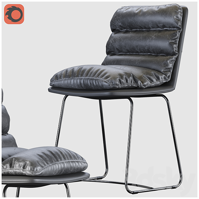 Chair LoftDesigne 2802 model 3DSMax File - thumbnail 1