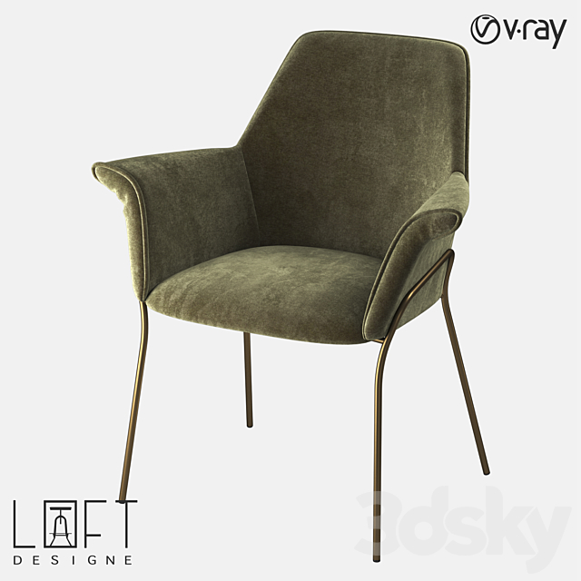 Chair LoftDesigne 31004 model 3DSMax File - thumbnail 1