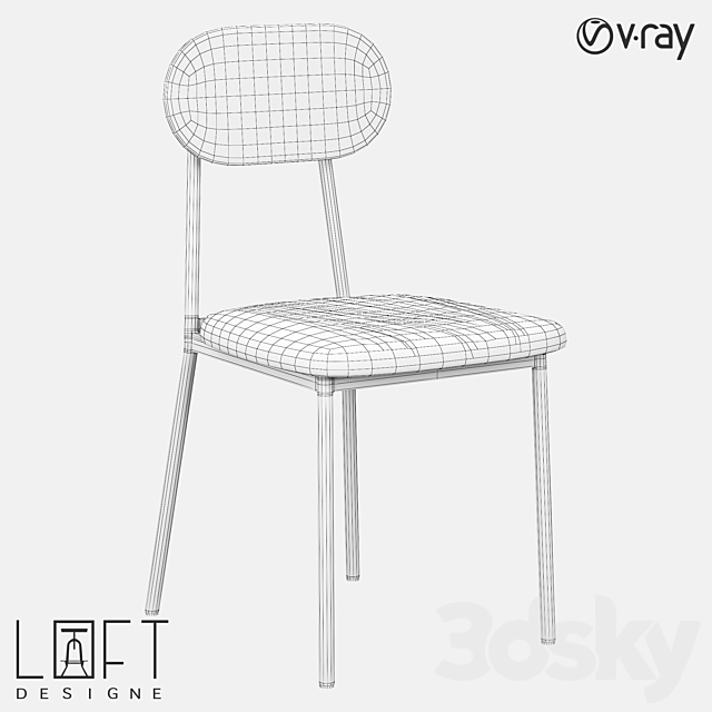 Chair LoftDesigne 31369 model 3DSMax File - thumbnail 2