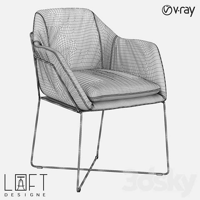 Chair LoftDesigne 3995 model 3DSMax File - thumbnail 2