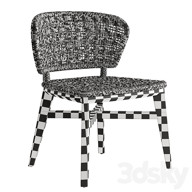 Chair LoftDesigne 40600 Dining Chair 3ds Max - thumbnail 3