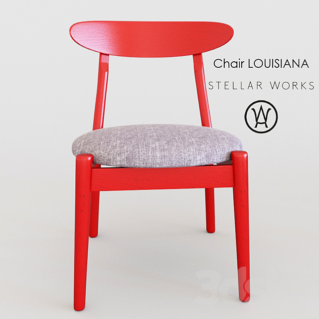 Chair LOUISIANA 3DSMax File - thumbnail 1