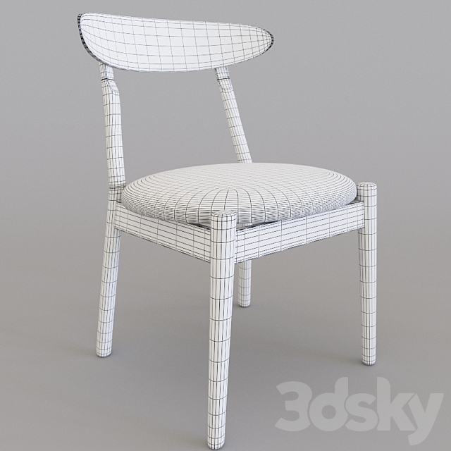 Chair LOUISIANA 3DSMax File - thumbnail 3