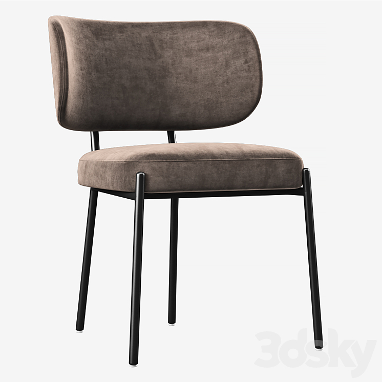 Chair Made Asare 3DS Max Model - thumbnail 2