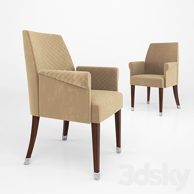 Chair MALERBA Red Carpet RC502 3DSMax File - thumbnail 1
