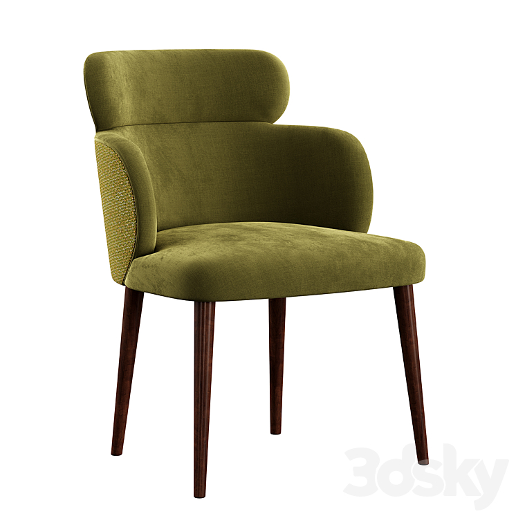 Chair Maly Konyshev 3DS Max Model - thumbnail 1