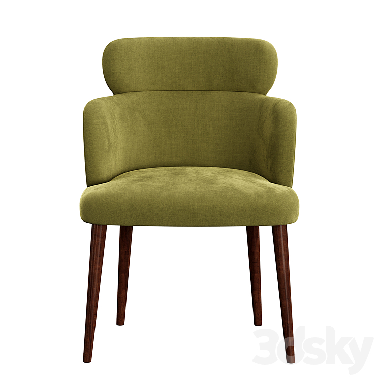 Chair Maly Konyshev 3DS Max Model - thumbnail 2