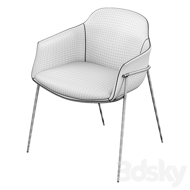 Chair Marelli CHIA 3DSMax File - thumbnail 3