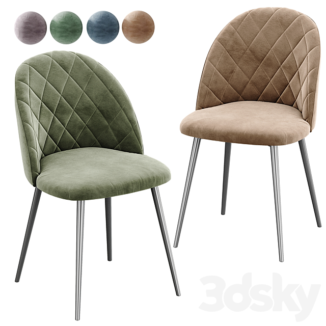 Chair Marseille _ Paris 3DS Max Model - thumbnail 6