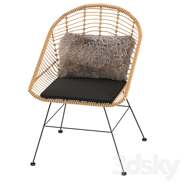 Chair Mayorka wicker 3DSMax File - thumbnail 2