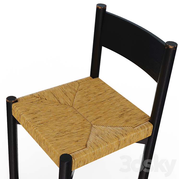 Chair Meribel Dining 3DS Max Model - thumbnail 2