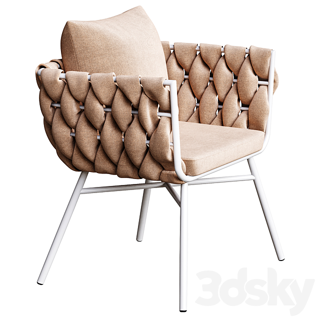 Chair Miko Beige by divan.ru 3DS Max Model - thumbnail 2