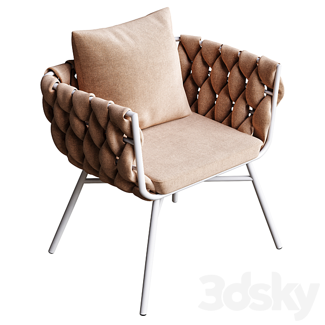 Chair Miko Beige by divan.ru 3DS Max Model - thumbnail 3