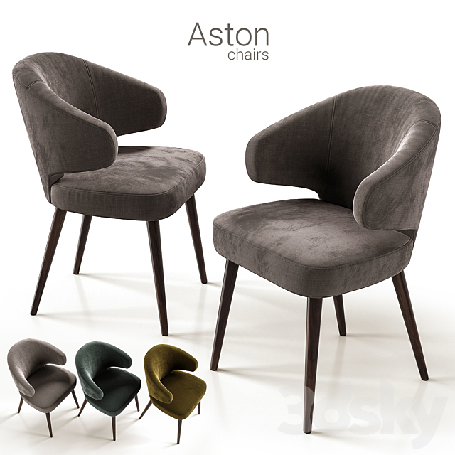 Chair Minotti Aston 3DSMax File - thumbnail 1