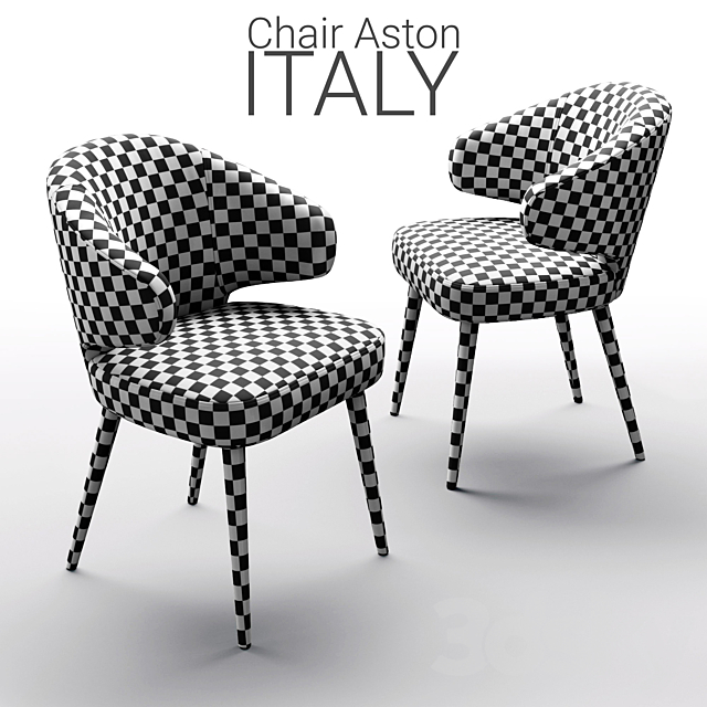 Chair Minotti Aston RED 3DSMax File - thumbnail 2