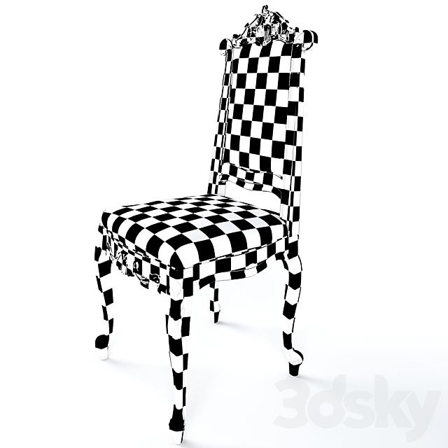 Chair Modenese Gastone Art 12503 3DSMax File - thumbnail 3