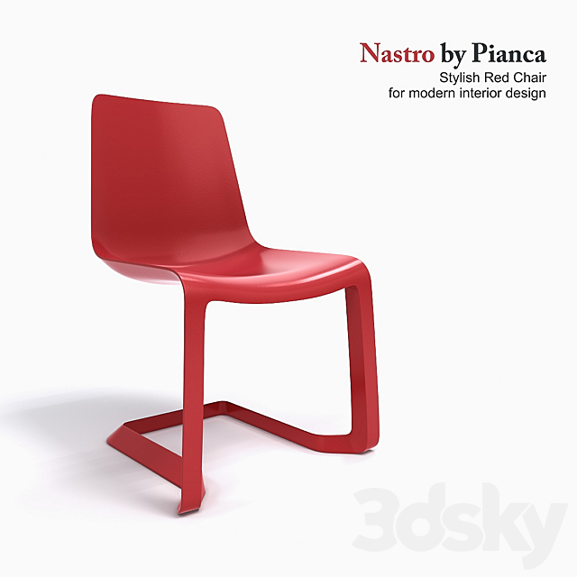 Chair Nastro by Pianca 3DSMax File - thumbnail 1