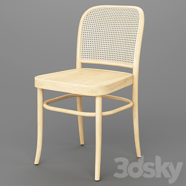 Chair No 811 Hoffmann 3 3DS Max Model - thumbnail 2