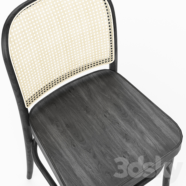 Chair No 811 Hoffmann 3 3DS Max Model - thumbnail 3