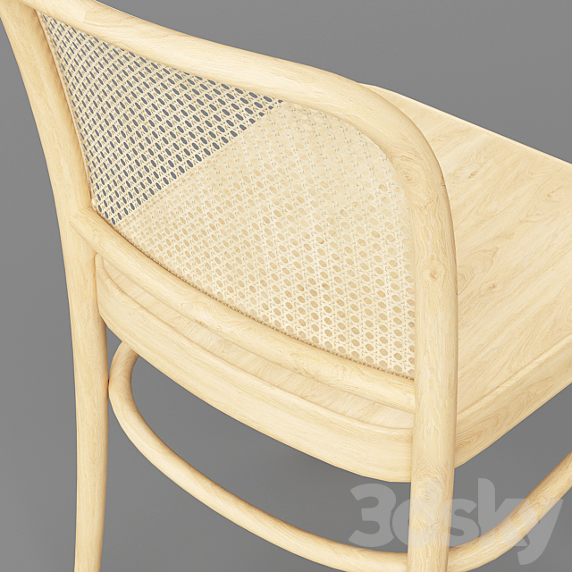 Chair No 811 Hoffmann 3 3DS Max Model - thumbnail 4