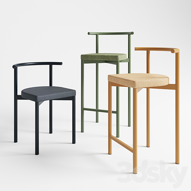 Chair NRA 3ds Max - thumbnail 1