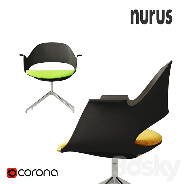 Chair Nurus Alava 3DSMax File - thumbnail 2