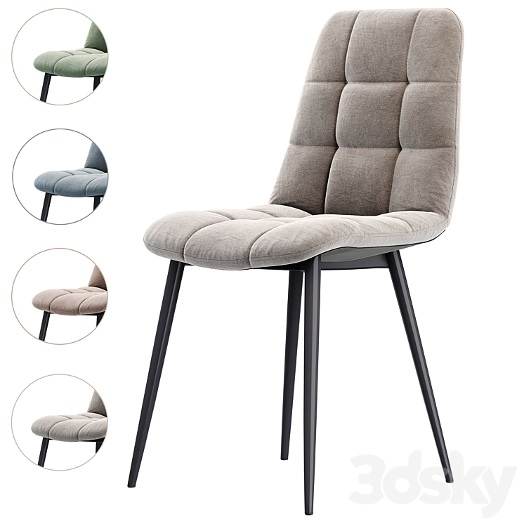 Chair OLIVER from STOOLGROUP 3DS Max Model - thumbnail 1