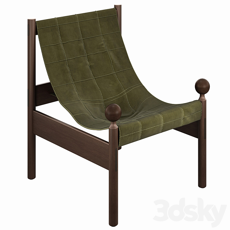 Chair Ouro Preto 3DS Max Model - thumbnail 1