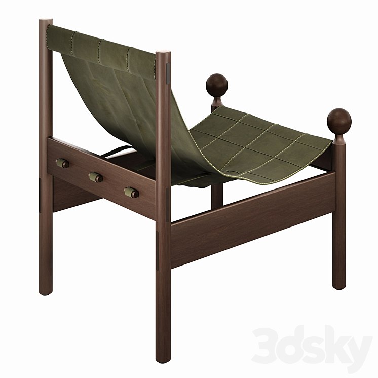 Chair Ouro Preto 3DS Max Model - thumbnail 2