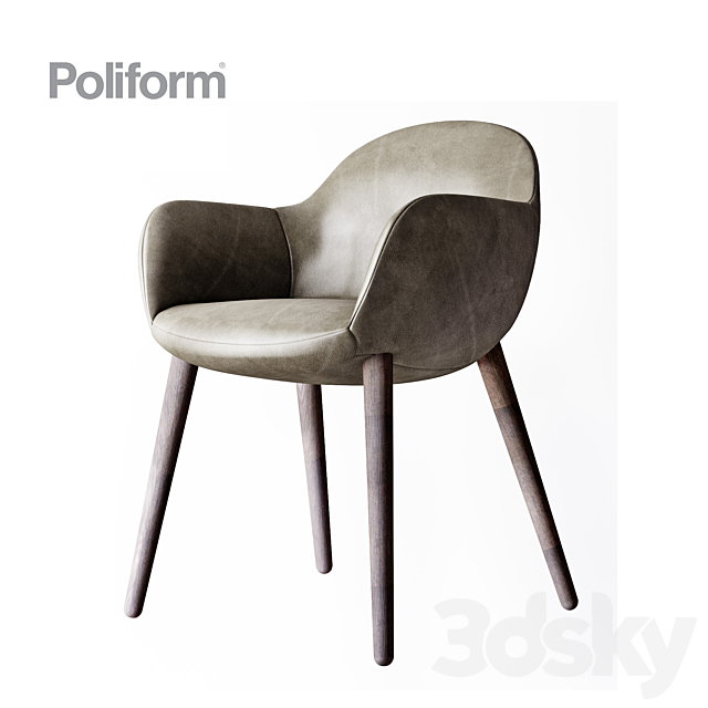 Chair Poliform 3DSMax File - thumbnail 1