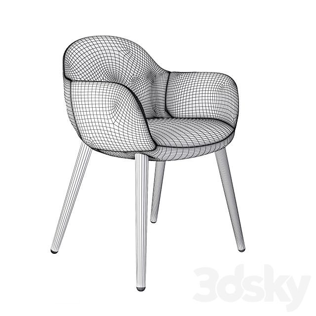 Chair Poliform 3DSMax File - thumbnail 3