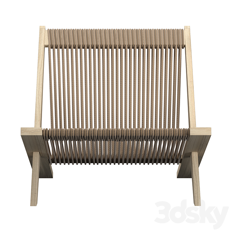 Chair pp106 1952 3DS Max Model - thumbnail 2