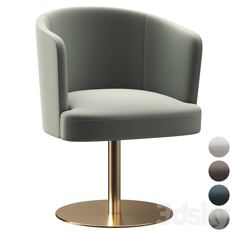 Chair Revy 3DS Max Model - thumbnail 1