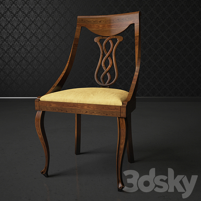 chair Riviera 3 3DSMax File - thumbnail 1