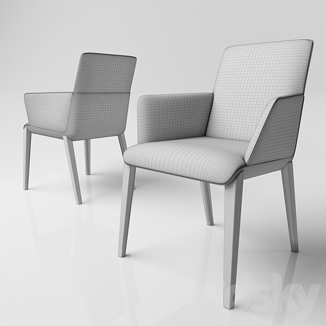 Chair ROLF BENZ 626 stul 3DSMax File - thumbnail 2