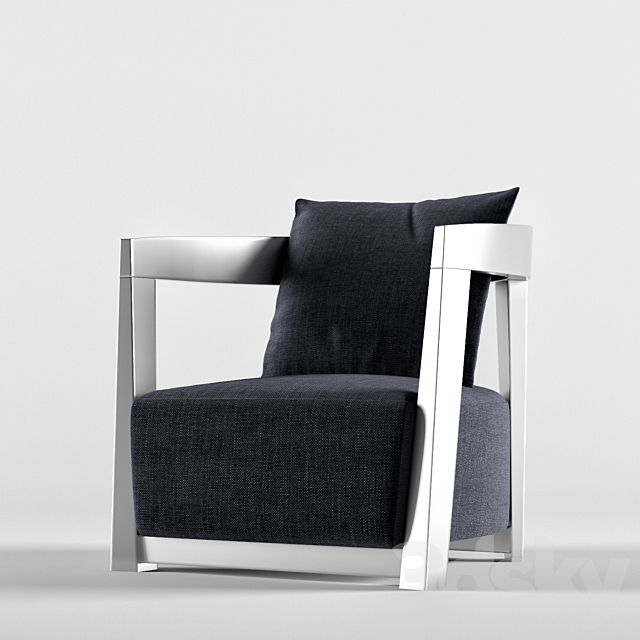 Chair Rubautelli Eichholtz 3DS Max Model - thumbnail 2