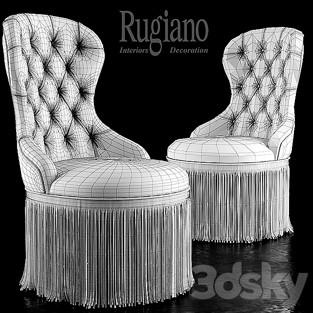 Chair rugiano King F 3DSMax File - thumbnail 3