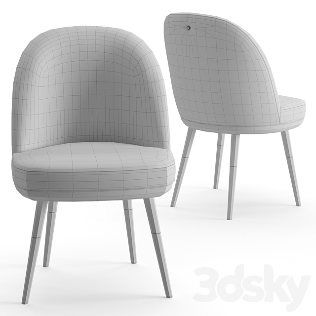 Chair Sabrina 3DSMax File - thumbnail 5