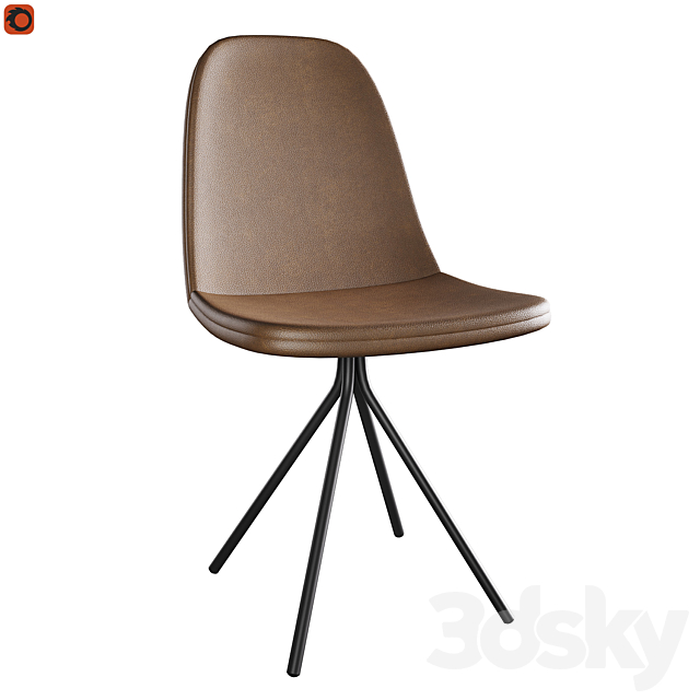 Chair Salerno Deephouse 3DS Max Model - thumbnail 2