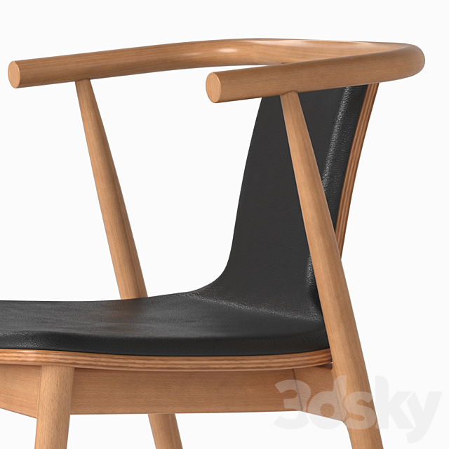 Chair Salina 3DS Max Model - thumbnail 3