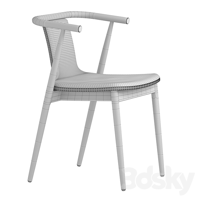 Chair Salina 3DS Max Model - thumbnail 5