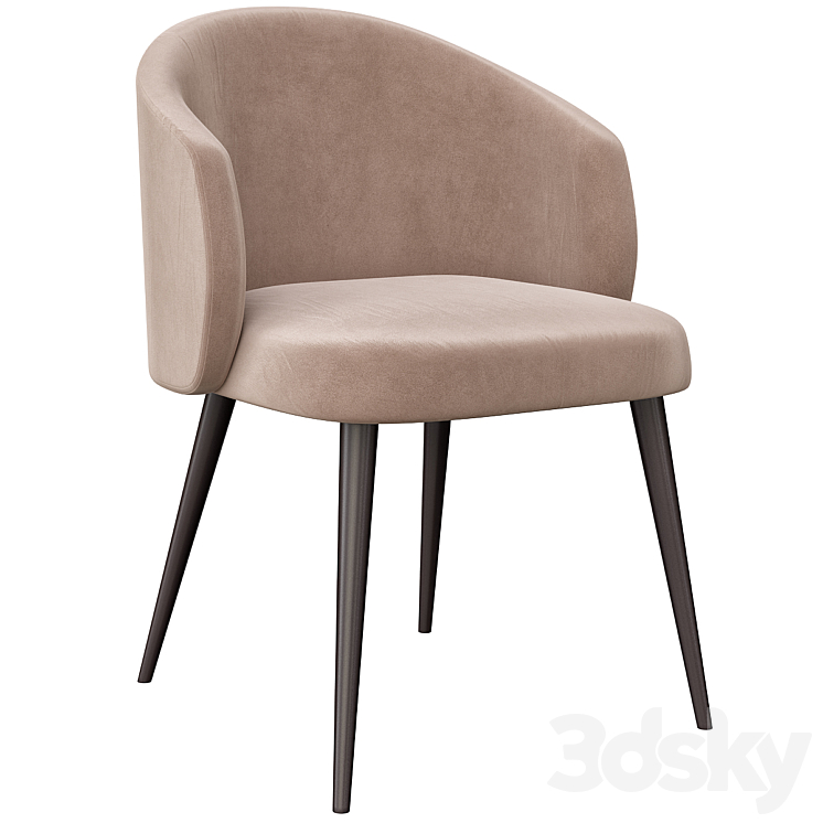 Chair sandy 3DS Max Model - thumbnail 2