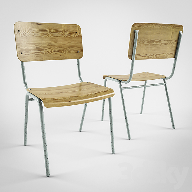 chair School chair 3DSMax File - thumbnail 1