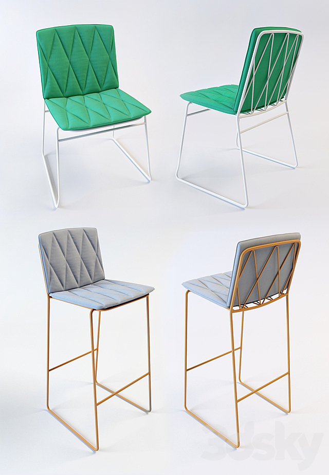 Chair Seb _ from Jardan Lab 3DSMax File - thumbnail 1