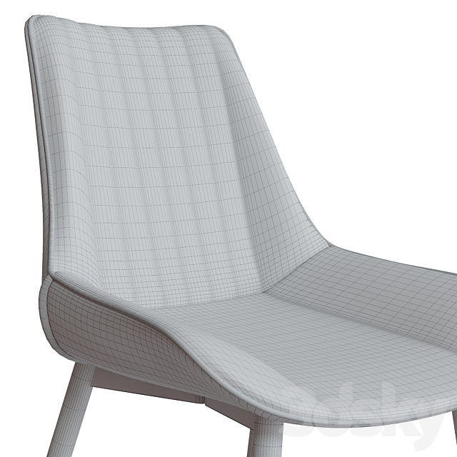 Chair seda 3DS Max Model - thumbnail 5